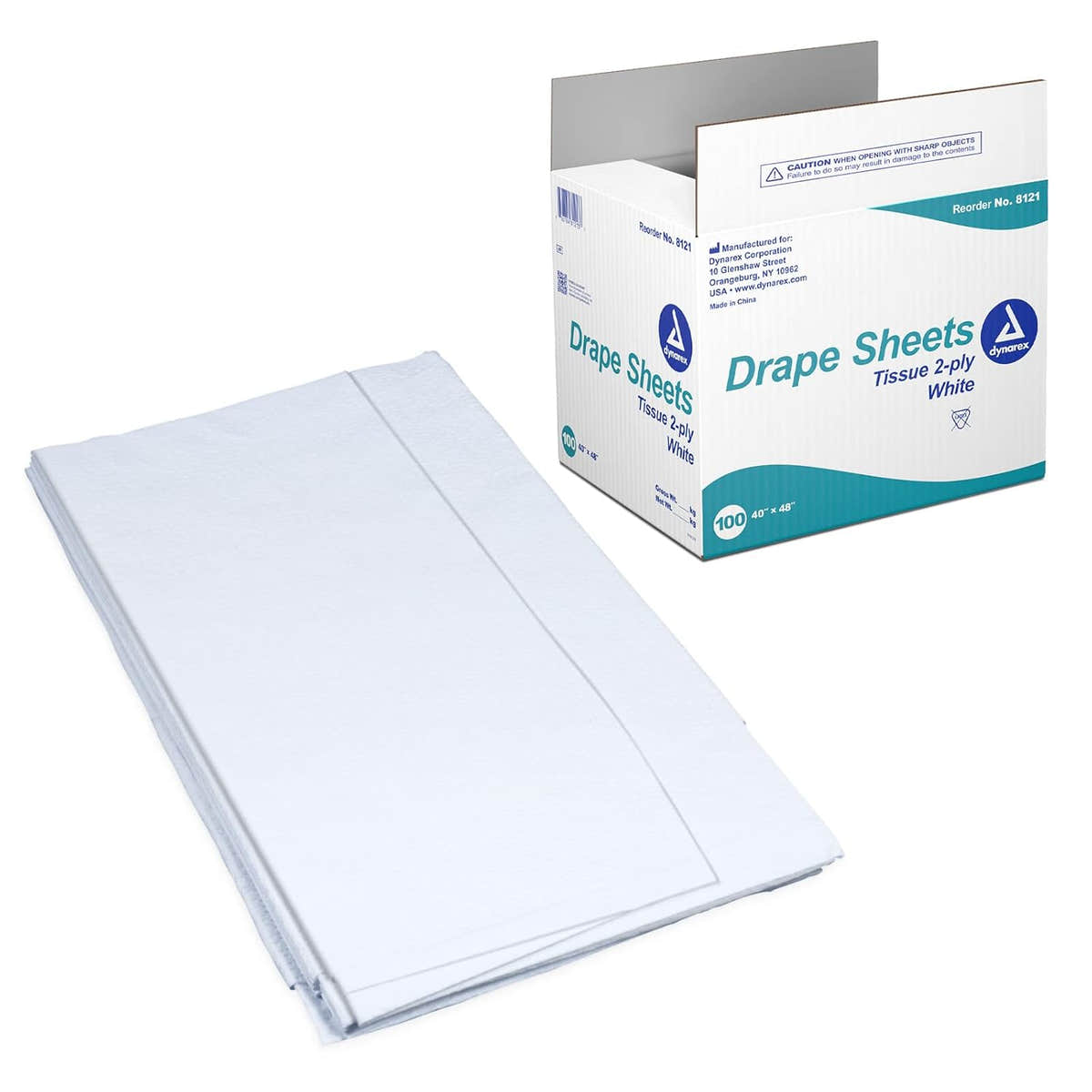 Dynarex Drape Sheets, 40" x 48" (100 Count) Dynarex Drape Sheets, 40" x 48" (100 Count)