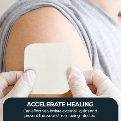 Medpride Foam Dressings 6"x6" - Sterile, Hydrophilic, Highly Absorbent- Soft, Non-Adhesive Pads, 10/Pack, Case of 20 (200 Count) Medpride Foam Dressings 6"x6" - Sterile, Hydrophilic, Highly Absorbent- Soft, Non-Adhesive Pads, 10/Pack, Case of 20 (200 Count)