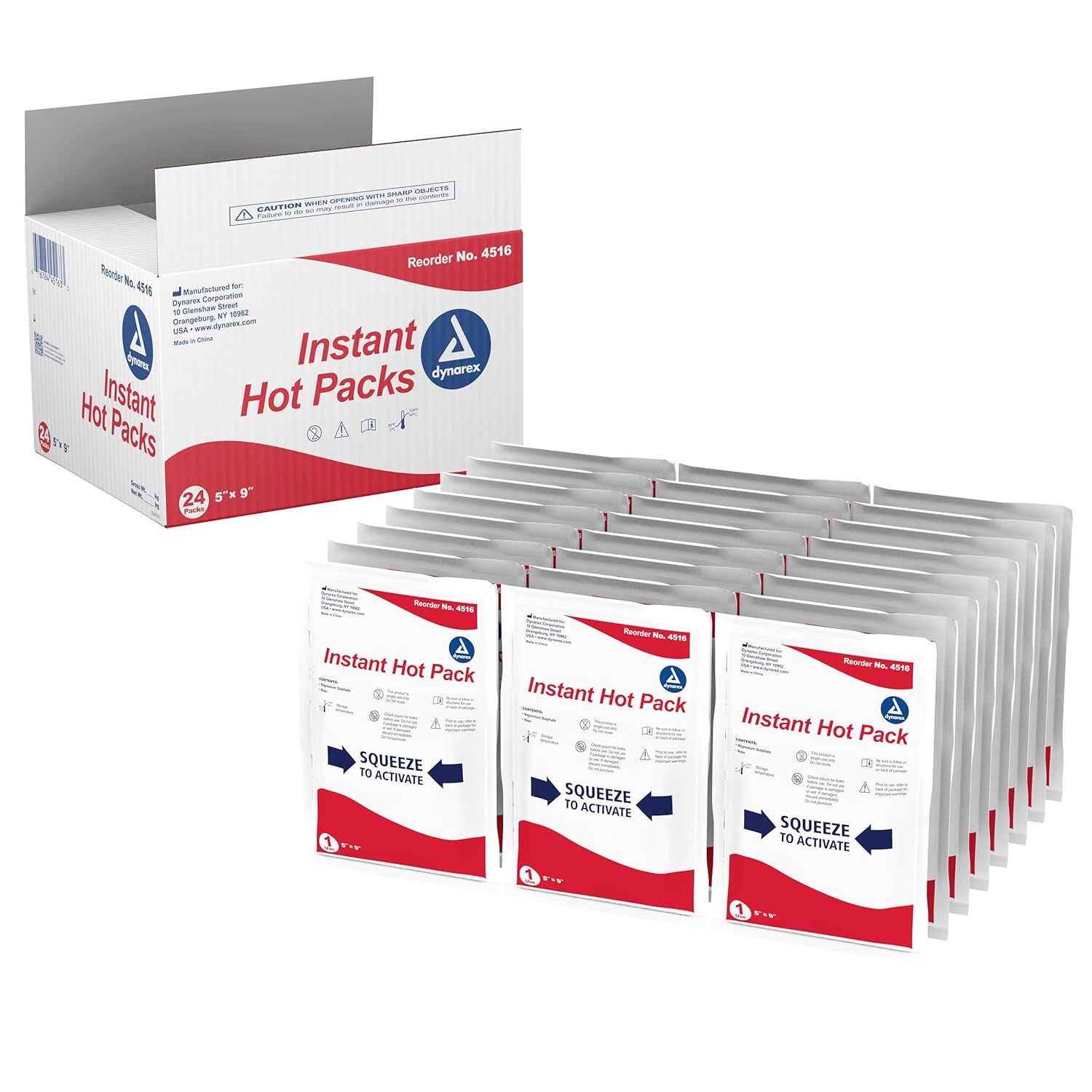 Dynarex Instant Hot Pack (24 Count) Dynarex Instant Hot Pack (24 Count)