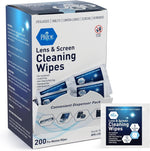 MedPride Premoistened Lens Cleaning Wipes - 6" x 5"- 200 wipes/ Case of 20 (4000 count) MedPride Premoistened Lens Cleaning Wipes - 6" x 5"- 200 wipes/ Case of 20 (4000 count)