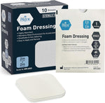 Medpride Foam Dressings 2"x2'' - Sterile, Hydrophilic, Highly Absorbent- Soft, Non-Adhesive Pads, 10/Pack, Case of 20 (200 Count) Medpride Foam Dressings 2"x2'' - Sterile, Hydrophilic, Highly Absorbent- Soft, Non-Adhesive Pads, 10/Pack, Case of 20 (200 Count)