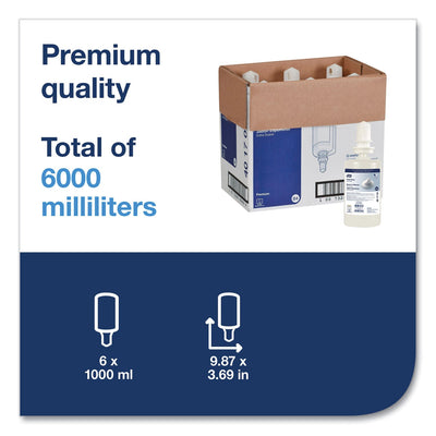 Tork Premium Extra Mild Foam Soap, Sensitive Skin, Unscented, 1 L, 6/Carton Tork Premium Extra Mild Foam Soap, Sensitive Skin, Unscented, 1 L, 6/Carton