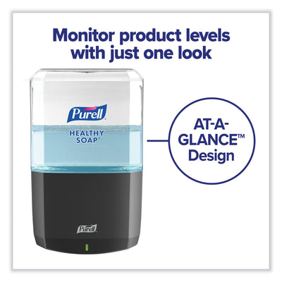 PURELL ES6 Soap Touch-Free Dispenser, 1,200 mL, 5.25 x 8.8 x 12.13, Graphite PURELL ES6 Soap Touch-Free Dispenser, 1,200 mL, 5.25 x 8.8 x 12.13, Graphite