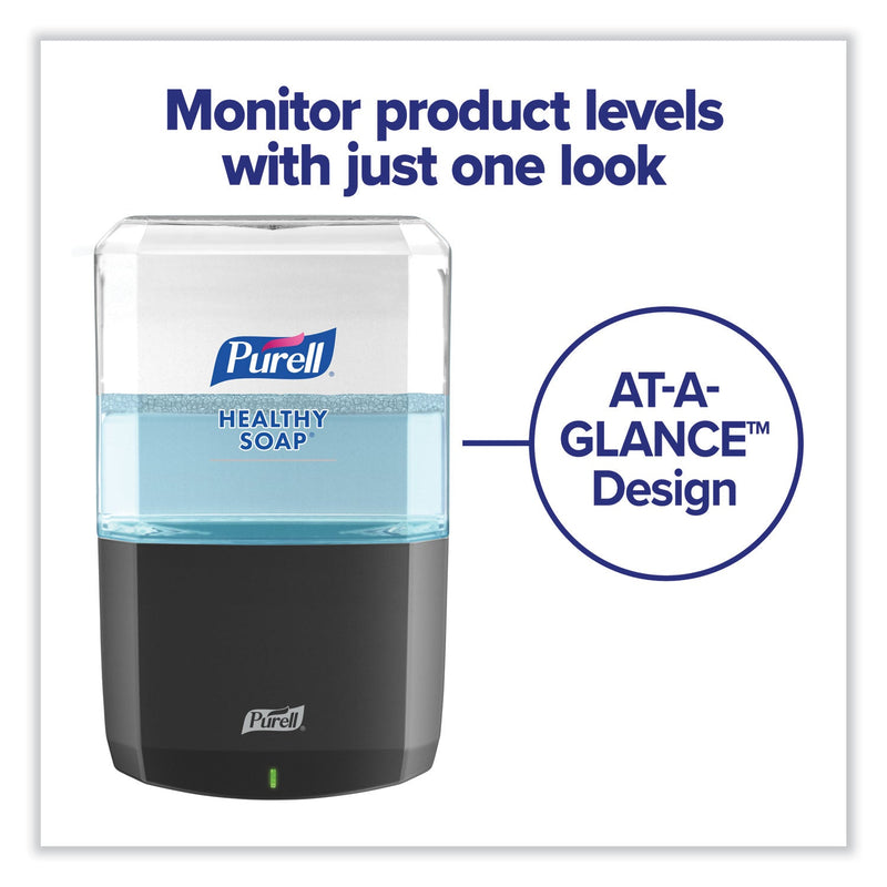 PURELL ES6 Soap Touch-Free Dispenser, 1,200 mL, 5.25 x 8.8 x 12.13, Graphite PURELL ES6 Soap Touch-Free Dispenser, 1,200 mL, 5.25 x 8.8 x 12.13, Graphite