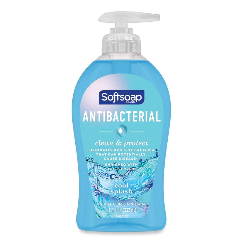 Softsoap Antibacterial Hand Soap, Cool Splash, 11.25 oz Pump Bottle Softsoap Antibacterial Hand Soap, Cool Splash, 11.25 oz Pump Bottle