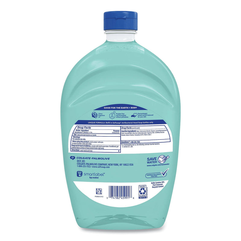 Softsoap Antibacterial Liquid Hand Soap Refills, Fresh, Green, 50 oz Softsoap Antibacterial Liquid Hand Soap Refills, Fresh, Green, 50 oz