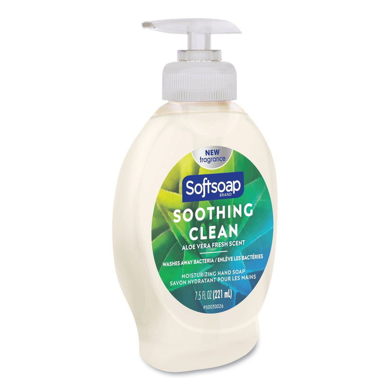 Softsoap Liquid Hand Soap Pump with Aloe, Clean Fresh 7.5 oz Bottle Softsoap Liquid Hand Soap Pump with Aloe, Clean Fresh 7.5 oz Bottle