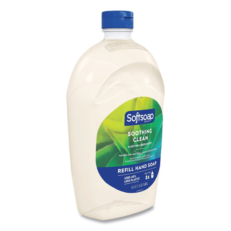 Softsoap Moisturizing Hand Soap Refill with Aloe, Fresh, 50 oz, 6/Carton Softsoap Moisturizing Hand Soap Refill with Aloe, Fresh, 50 oz, 6/Carton