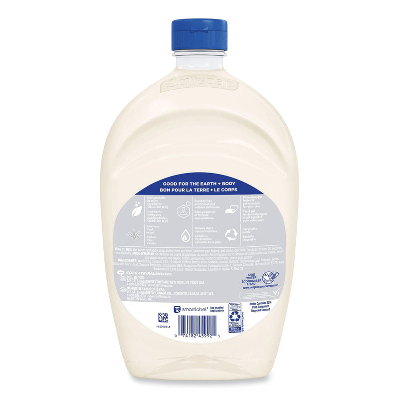 Softsoap Moisturizing Hand Soap Refill with Aloe, Fresh, 50 oz, 6/Carton Softsoap Moisturizing Hand Soap Refill with Aloe, Fresh, 50 oz, 6/Carton