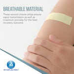 Dynarex SecureStrip Adhesive Wound Closures - Sterile, 50ea/bx, 4bxs/cs (200 Count) Dynarex SecureStrip Adhesive Wound Closures - Sterile, 50ea/bx, 4bxs/cs (200 Count)