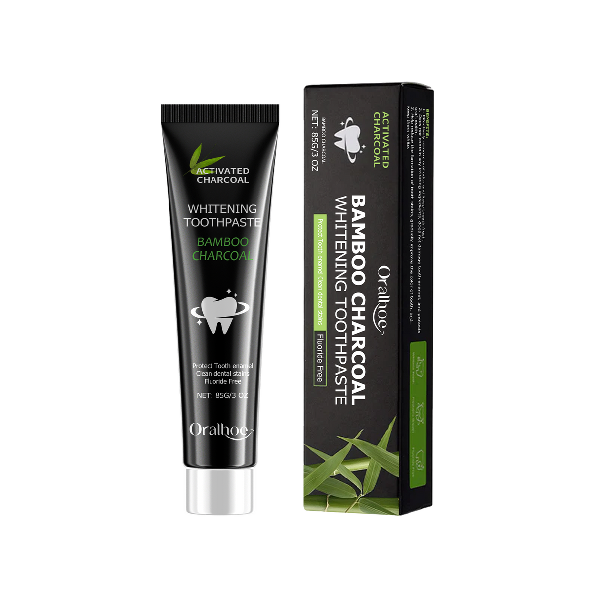 Bamboo Charcoal Toothpaste for Fresh Breath and Whiter Teeth Bamboo Charcoal Toothpaste for Fresh Breath and Whiter Teeth