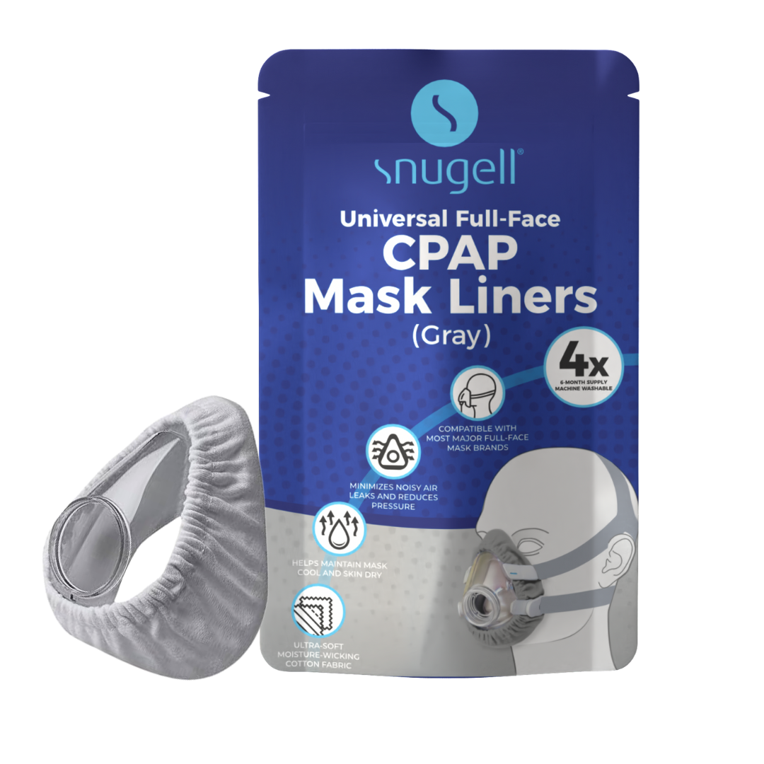 CPAP Mask Liners Full Face (4-Pack, Gray) CPAP Mask Liners Full Face (4-Pack, Gray)