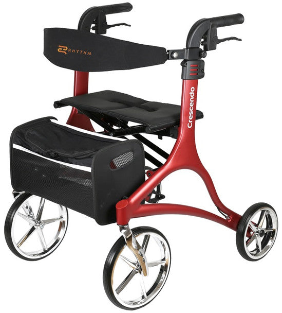Rhythm Healthcare 10" Caster Crescendo Rollator Rhythm Healthcare 10" Caster Crescendo Rollator