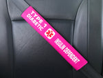 Type 1 Diabetic / Insulin Dependent Medical Alert Seat Belt Cover Type 1 Diabetic / Insulin Dependent Medical Alert Seat Belt Cover