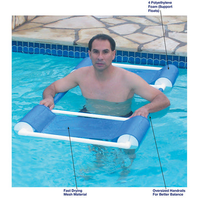MJM International A-F-A Aqua float adult, 58" L x 31" W MJM International A-F-A Aqua float adult, 58" L x 31" W