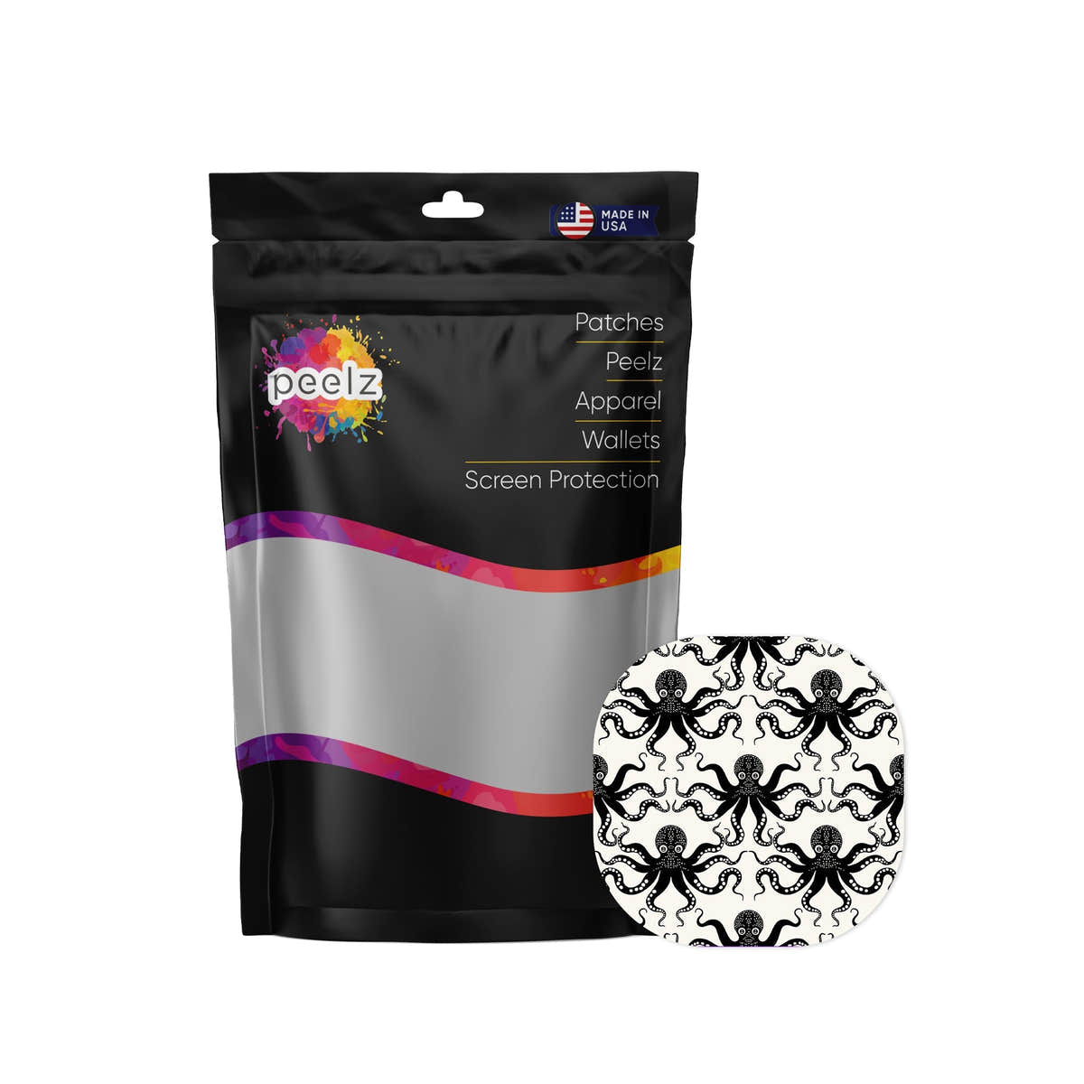 Abstract Octopus Overpatch Tape - Pump Peelz Abstract Octopus Overpatch Tape - Pump Peelz