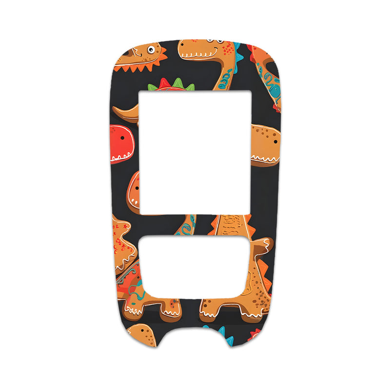 Jurassic Gingerbread Accu-Chek Guide Glucometer Sticker - Pump Peelz Jurassic Gingerbread Accu-Chek Guide Glucometer Sticker - Pump Peelz