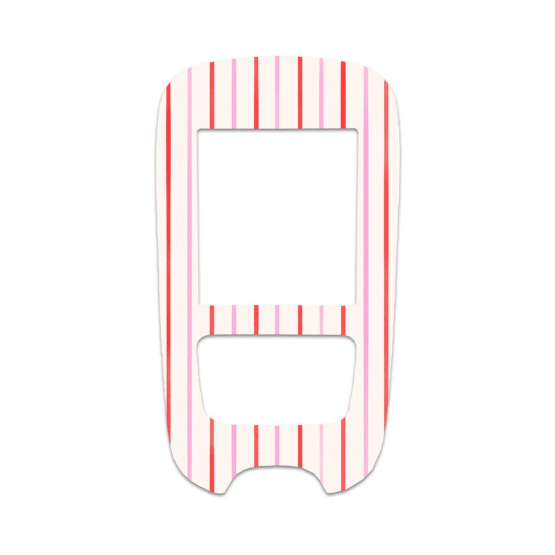 Peppermint Stripes Accu-Chek Guide Glucometer Sticker - Pump Peelz Peppermint Stripes Accu-Chek Guide Glucometer Sticker - Pump Peelz