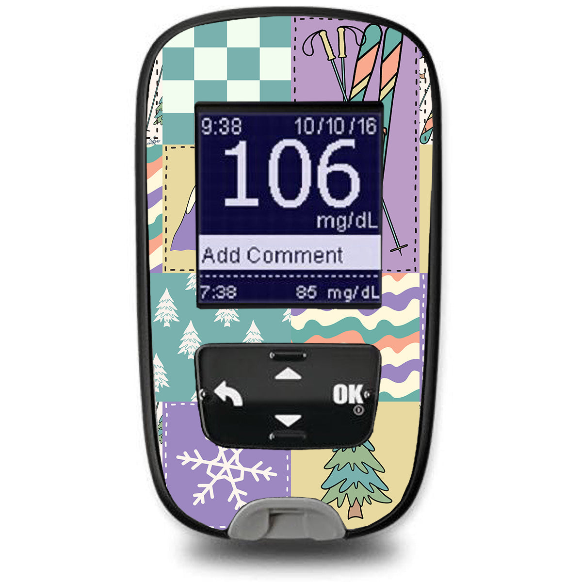 Après Ski Accu-Chek Guide Glucometer Sticker - Pump Peelz Après Ski Accu-Chek Guide Glucometer Sticker - Pump Peelz