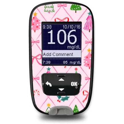 Coquette Christmas Accu-Chek Guide Glucometer Sticker - Pump Peelz Coquette Christmas Accu-Chek Guide Glucometer Sticker - Pump Peelz