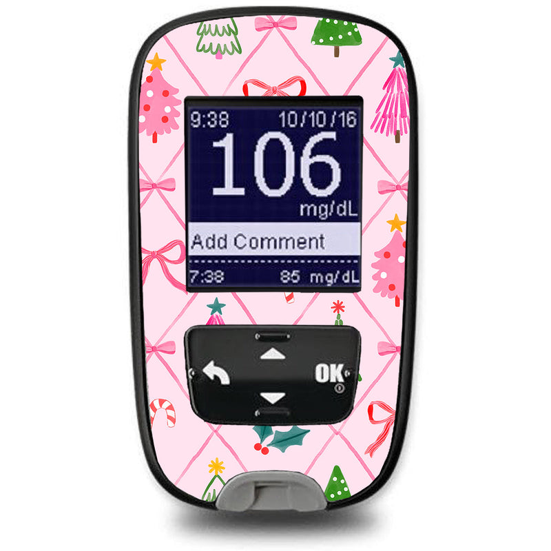 Coquette Christmas Accu-Chek Guide Glucometer Sticker - Pump Peelz Coquette Christmas Accu-Chek Guide Glucometer Sticker - Pump Peelz
