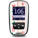 Holly Jolly Ribbon Accu-Chek Guide Glucometer Sticker - Pump Peelz Holly Jolly Ribbon Accu-Chek Guide Glucometer Sticker - Pump Peelz