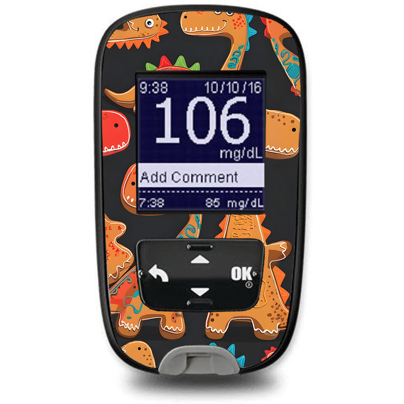 Jurassic Gingerbread Accu-Chek Guide Glucometer Sticker - Pump Peelz Jurassic Gingerbread Accu-Chek Guide Glucometer Sticker - Pump Peelz