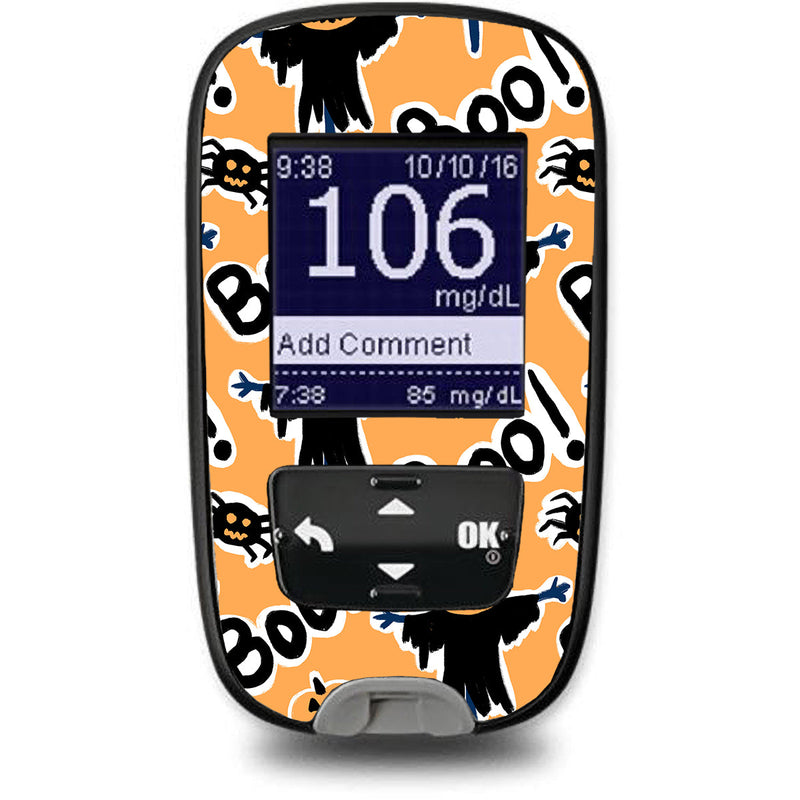Pumpkin Boo Accu-Chek Guide Glucometer Sticker - Pump Peelz Pumpkin Boo Accu-Chek Guide Glucometer Sticker - Pump Peelz