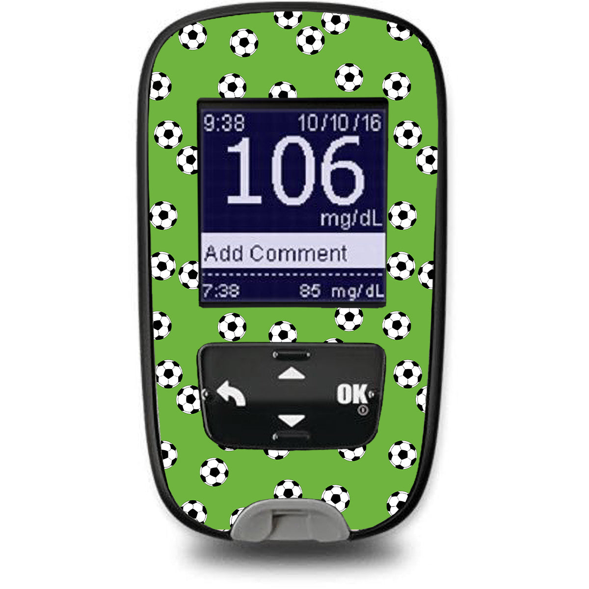 Kickoff Accu-Chek Guide Glucometer Sticker - Pump Peelz Kickoff Accu-Chek Guide Glucometer Sticker - Pump Peelz