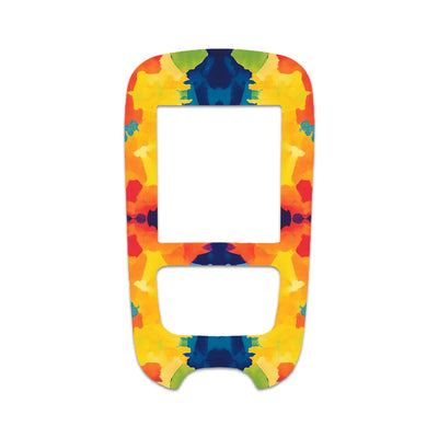 Bright Tie Dye Sticker for the Accu-Chek Guide Glucometer Bright Tie Dye Sticker for the Accu-Chek Guide Glucometer