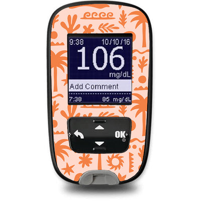 Terracotta Tides Accu-Chek Guide Glucometer Sticker - Pump Peelz Terracotta Tides Accu-Chek Guide Glucometer Sticker - Pump Peelz