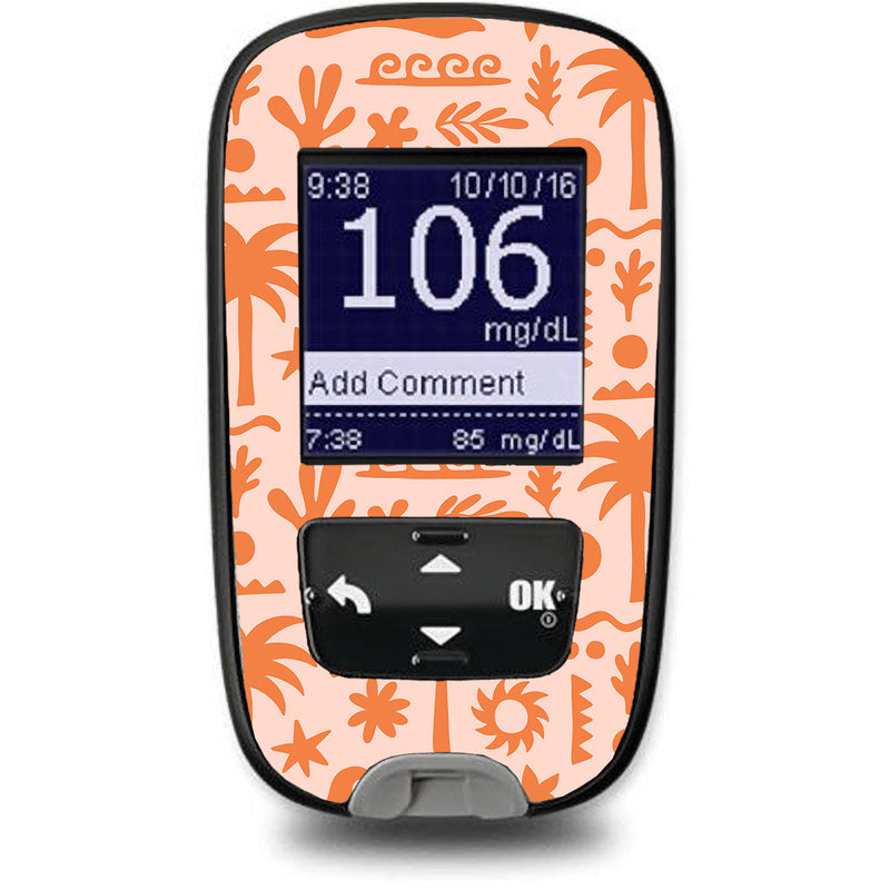 Terracotta Tides Accu-Chek Guide Glucometer Sticker - Pump Peelz Terracotta Tides Accu-Chek Guide Glucometer Sticker - Pump Peelz