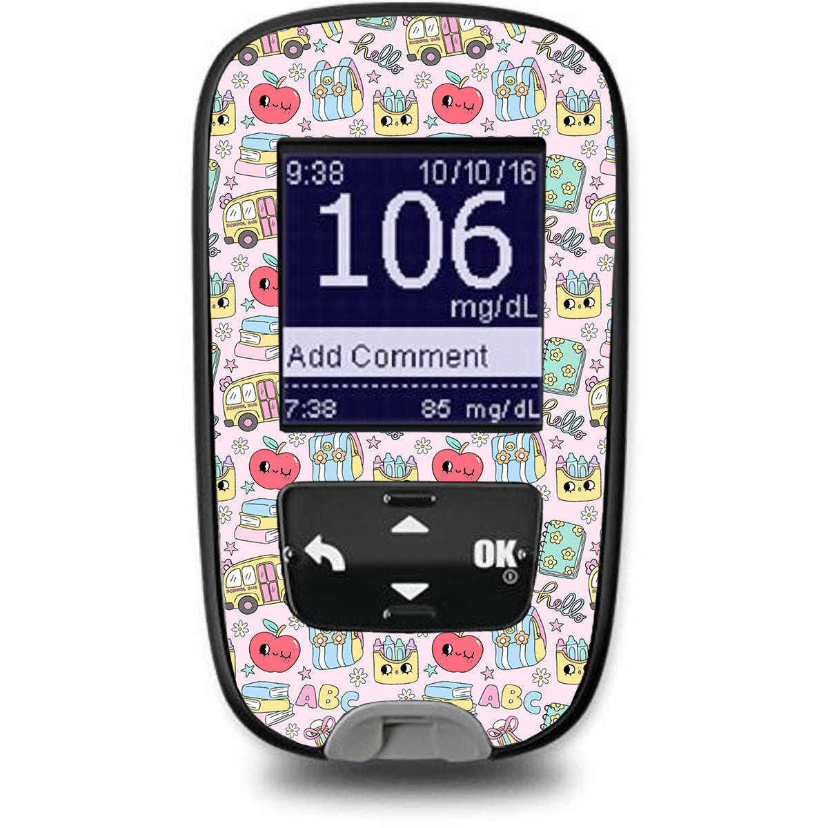 Tiny Scholar Accu-Chek Guide Glucometer Sticker - Pump Peelz Tiny Scholar Accu-Chek Guide Glucometer Sticker - Pump Peelz