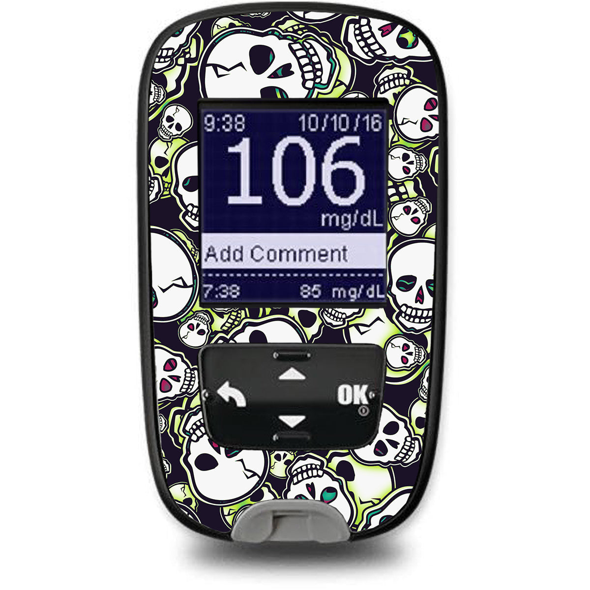 Bone Glow Accu-Chek Guide Glucometer Sticker - Pump Peelz Bone Glow Accu-Chek Guide Glucometer Sticker - Pump Peelz