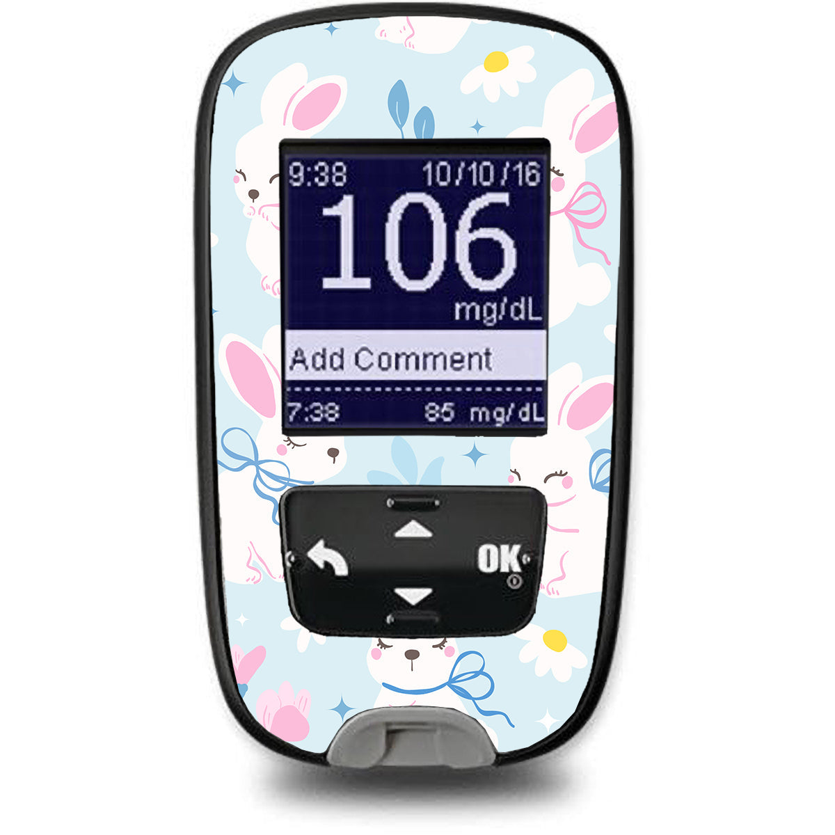Sweet Bunnies Accu-Chek Guide Glucometer Sticker - Pump Peelz Sweet Bunnies Accu-Chek Guide Glucometer Sticker - Pump Peelz
