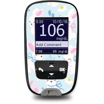 Sweet Bunnies Accu-Chek Guide Glucometer Sticker - Pump Peelz Sweet Bunnies Accu-Chek Guide Glucometer Sticker - Pump Peelz