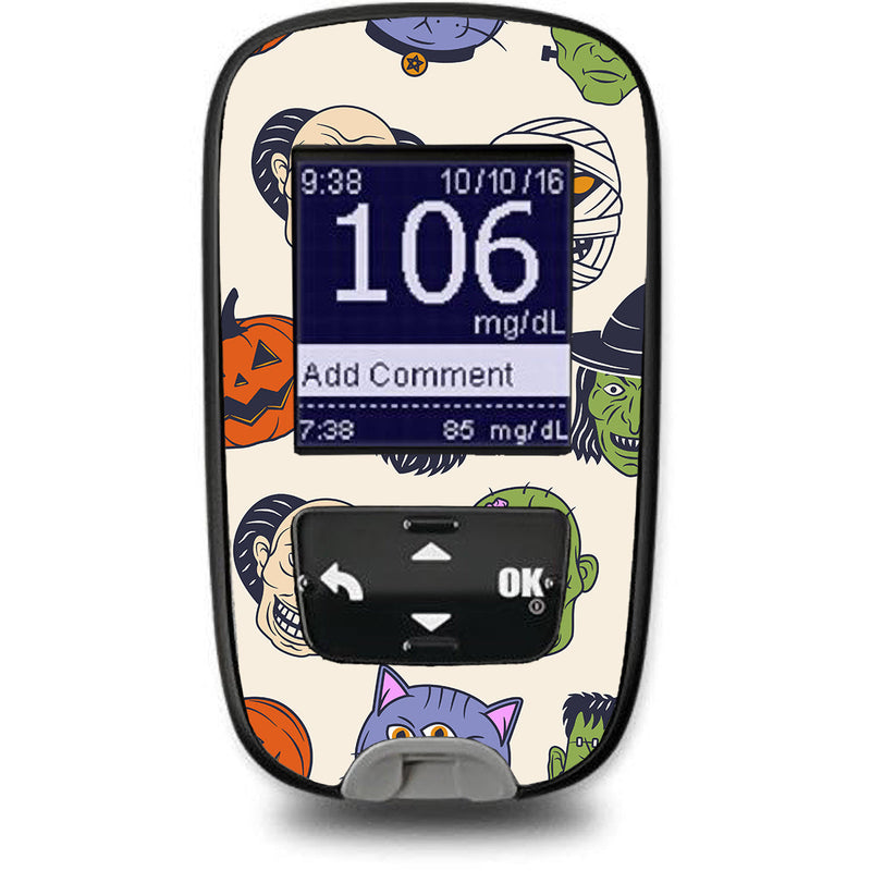 Monster Mash Accu-Chek Guide Glucometer Sticker - Pump Peelz Monster Mash Accu-Chek Guide Glucometer Sticker - Pump Peelz