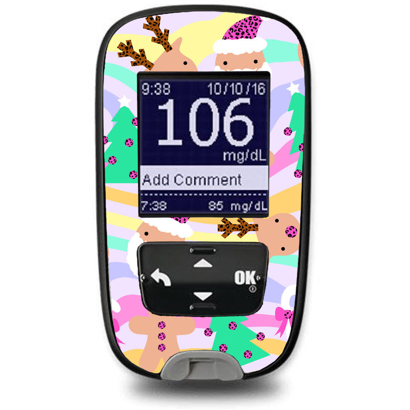 Christmas Pastel Sticker for the Accu-Chek Guide Glucometer Christmas Pastel Sticker for the Accu-Chek Guide Glucometer