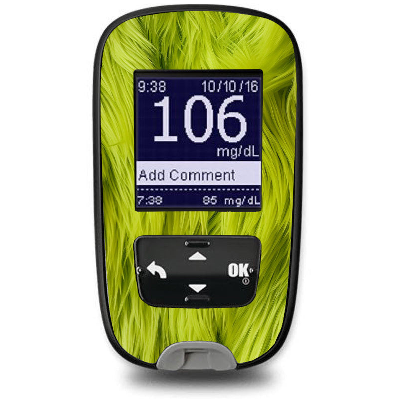 Green Fur Sticker for the Accu-Chek Guide Glucometer Green Fur Sticker for the Accu-Chek Guide Glucometer