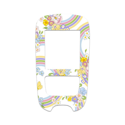 Rainbow Blooms Sticker for the Accu-Chek Guide Glucometer Rainbow Blooms Sticker for the Accu-Chek Guide Glucometer