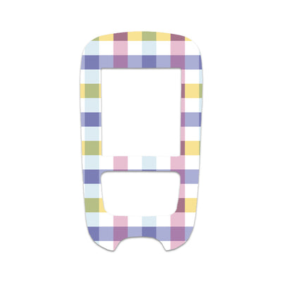 Spring Plaid Sticker for the Accu-Chek Guide Glucometer Spring Plaid Sticker for the Accu-Chek Guide Glucometer