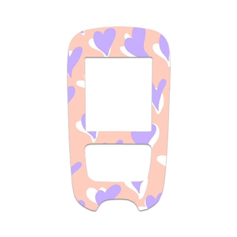 Lavender Love Sticker for the Accu-Chek Guide Glucometer Lavender Love Sticker for the Accu-Chek Guide Glucometer