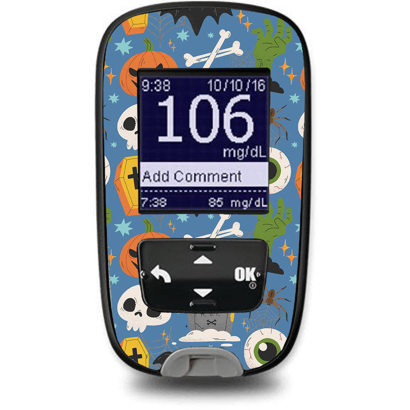 Spooky Night Accu-Chek Guide Glucometer Sticker - Pump Peelz Spooky Night Accu-Chek Guide Glucometer Sticker - Pump Peelz