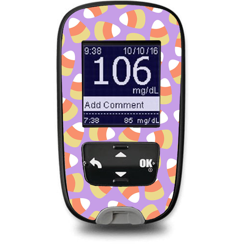 Candy Corn Accu-Chek Guide Glucometer Sticker - Pump Peelz Candy Corn Accu-Chek Guide Glucometer Sticker - Pump Peelz