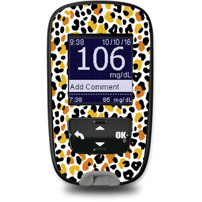 Golden Leopard Accu-Chek Guide Glucometer Sticker - Pump Peelz Golden Leopard Accu-Chek Guide Glucometer Sticker - Pump Peelz