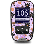 Batty Blooms Accu-Chek Guide Glucometer Sticker - Pump Peelz Batty Blooms Accu-Chek Guide Glucometer Sticker - Pump Peelz