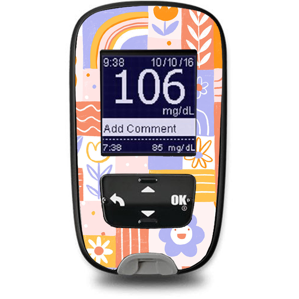 Wildflower Doodle Accu-Chek Guide Glucometer Sticker - Pump Peelz Wildflower Doodle Accu-Chek Guide Glucometer Sticker - Pump Peelz