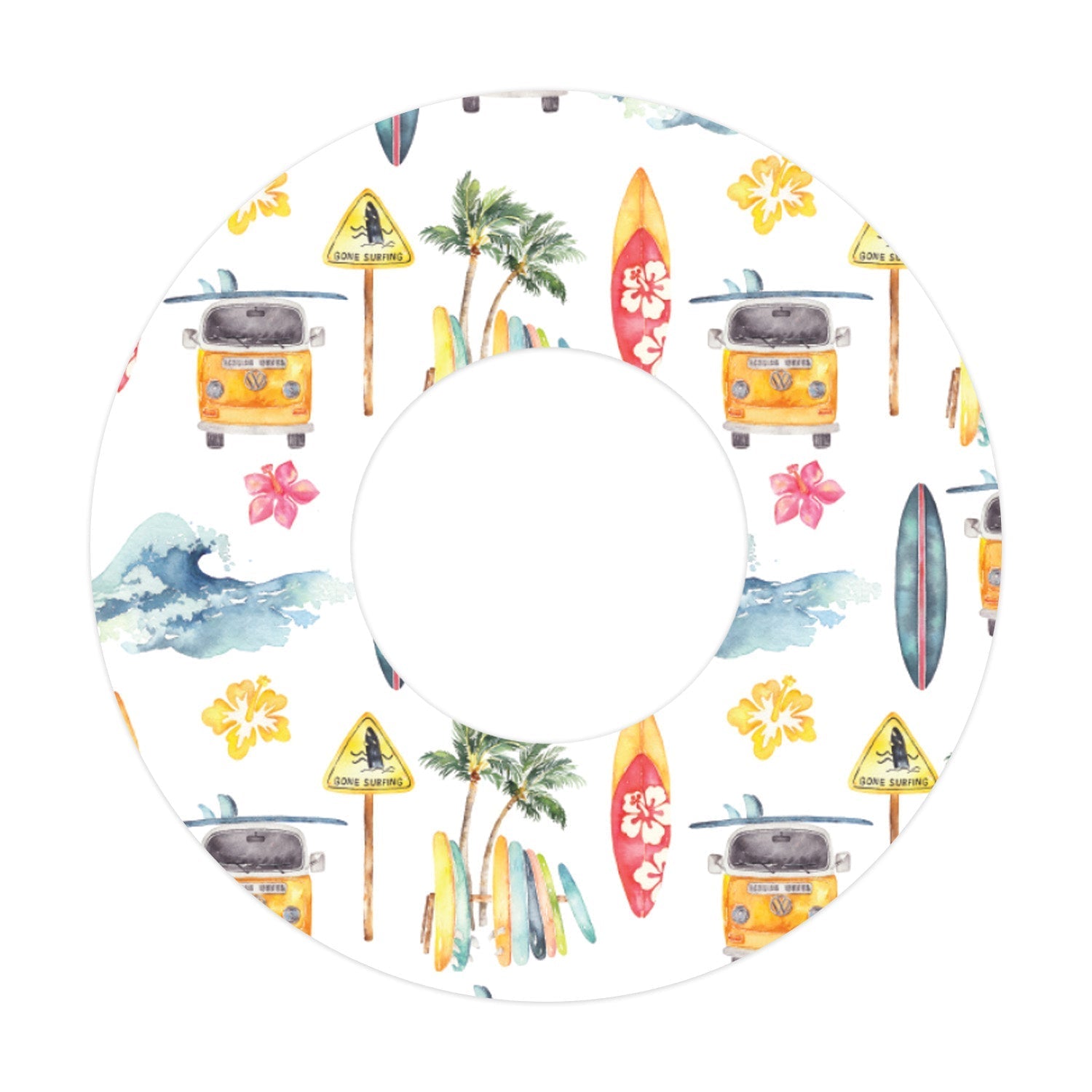 Aloha Surf Patch Tape Designed for the FreeStyle Libre 2 Aloha Surf Patch Tape Designed for the FreeStyle Libre 2