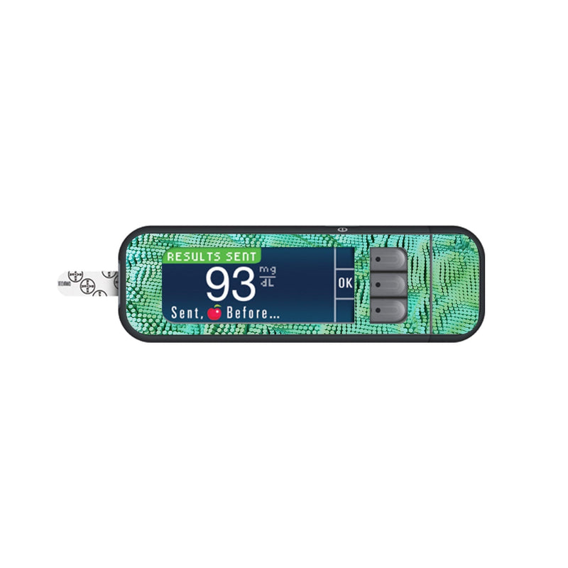 Aqua Ripple Sticker for Bayer Contour Next Glucometer Aqua Ripple Sticker for Bayer Contour Next Glucometer