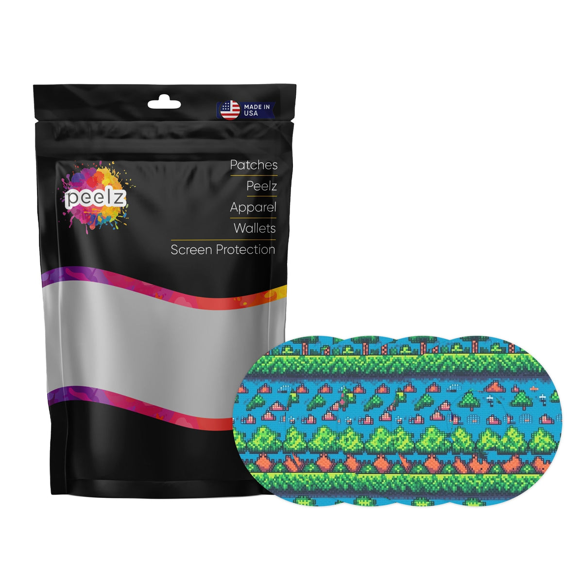 Arcade Patch Tape Designed for the FreeStyle Libre 3 Plus & Lingo Arcade Patch Tape Designed for the FreeStyle Libre 3 Plus & Lingo
